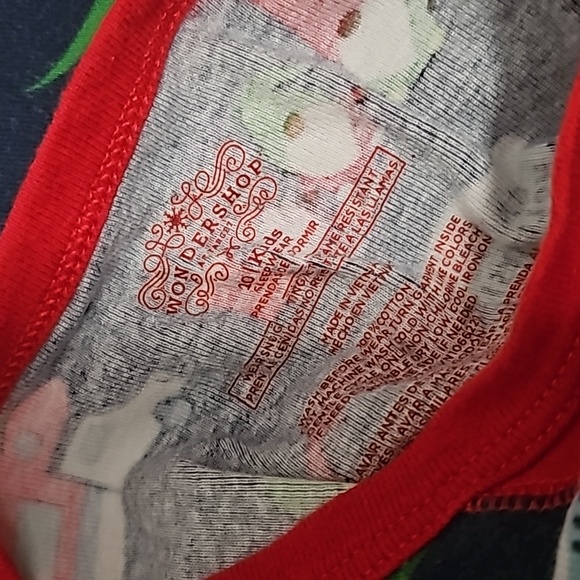 pajama set christmas boys size 10 - Picture 4 of 4